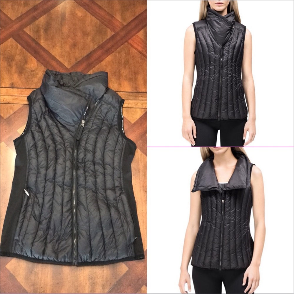 Calvin Klein Performance Drama Collar Puffer Vest